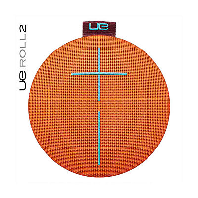 UE ROLL 2 By Ultimate Ears Bluetooth Waterproof Portable Speaker With UE Floatie Habanero